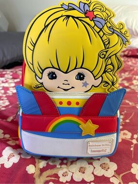 Like New Loungefly Rainbow Brite Mini Backpack